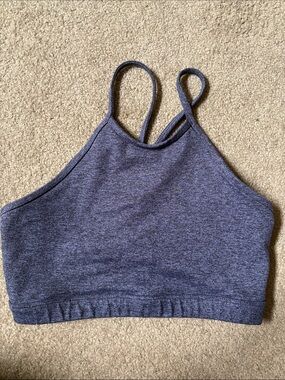 NOBULL Heathered purple High-Neck Sports Bra